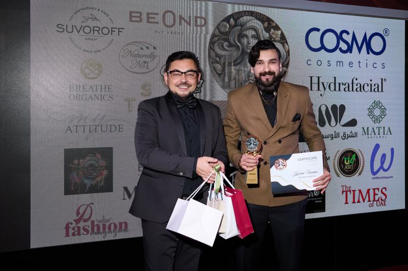 Best Influencer award presentation